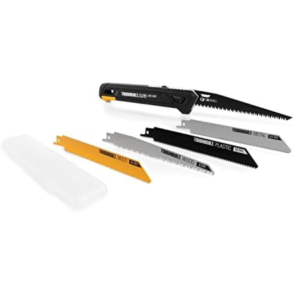 ToughBuilt - Folding Jab/Utility Saw, Drywall Blade w/triple-edge teeth