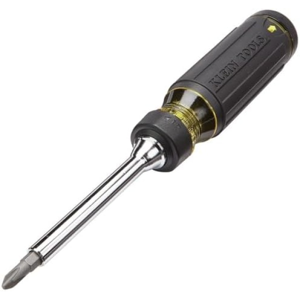 Klein Tools 32305 Multi-bit Ratcheting Screwdriver, 15-in-1 Tool
