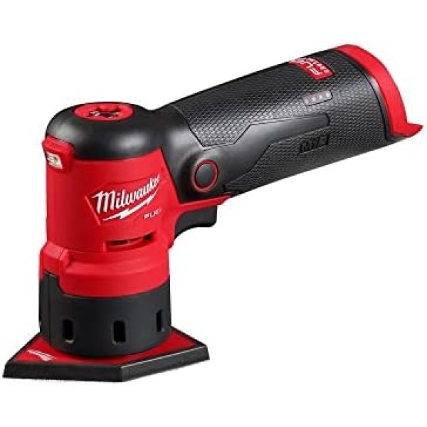 Milwaukee 2531-20 12V Brushless Cordless Orbital Detail Sander (Tool Only) Red