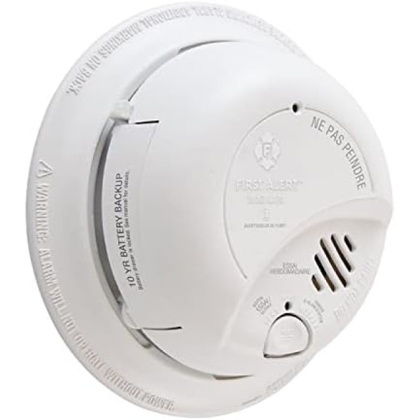 9120BA Hardwired Ionization Smoke Alarm with Battery Backup