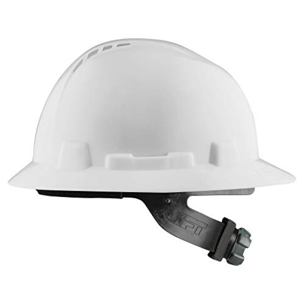 Lift Safety HBFC-7W Briggs Full Brim Vented, White