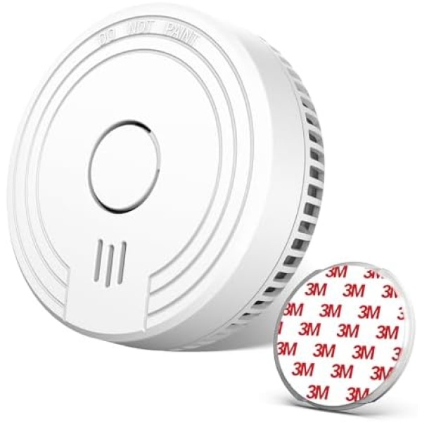 Ecoey Smoke Detector Fire Alarm with Photoelectric Technology, Fire Detector