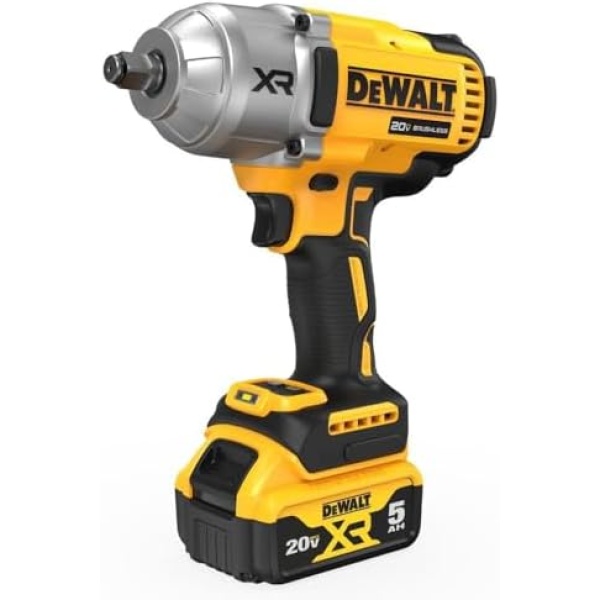 DEWALT 20V MAX Cordless Impact Wrench Kit, 20V MAX, 1/2" Hog Ring