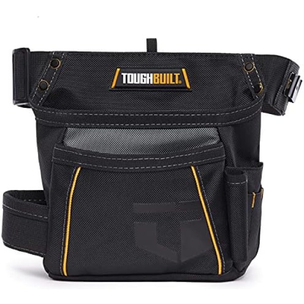 ToughBuilt - Apron Pouch - 6-Pockets with Durable Tape and Hammer Holders